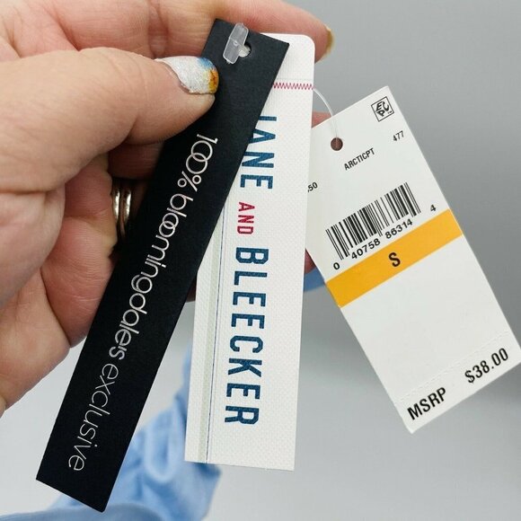 Jane & Bleecker Small Bloomingdales Pajama Top 520 - Picture 6 of 6